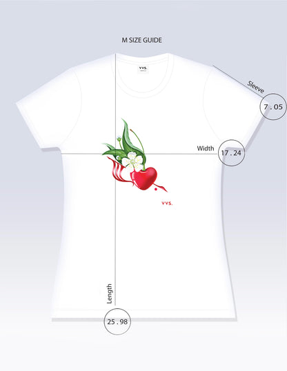 Graphic Tee, Cherry Blossom Tee Shirt, Cherry Blossom T-Shirt, Tee Shirt , Cherry T-Shirt, White Graphic Tee, White Graphic T-Shirt, Slim Fit Tee, Fitted Tee, Short Sleeve Shirt, Women’s Shirt, Cotton T-Shirt, Cotton Tee Shirt, 100% cotton, Ringspun, Breathable Tee, Vintage Visionary Studio, VVS
